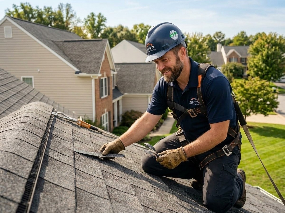Hyattsville Roofing Co crew on a job site in Prince George's County MD