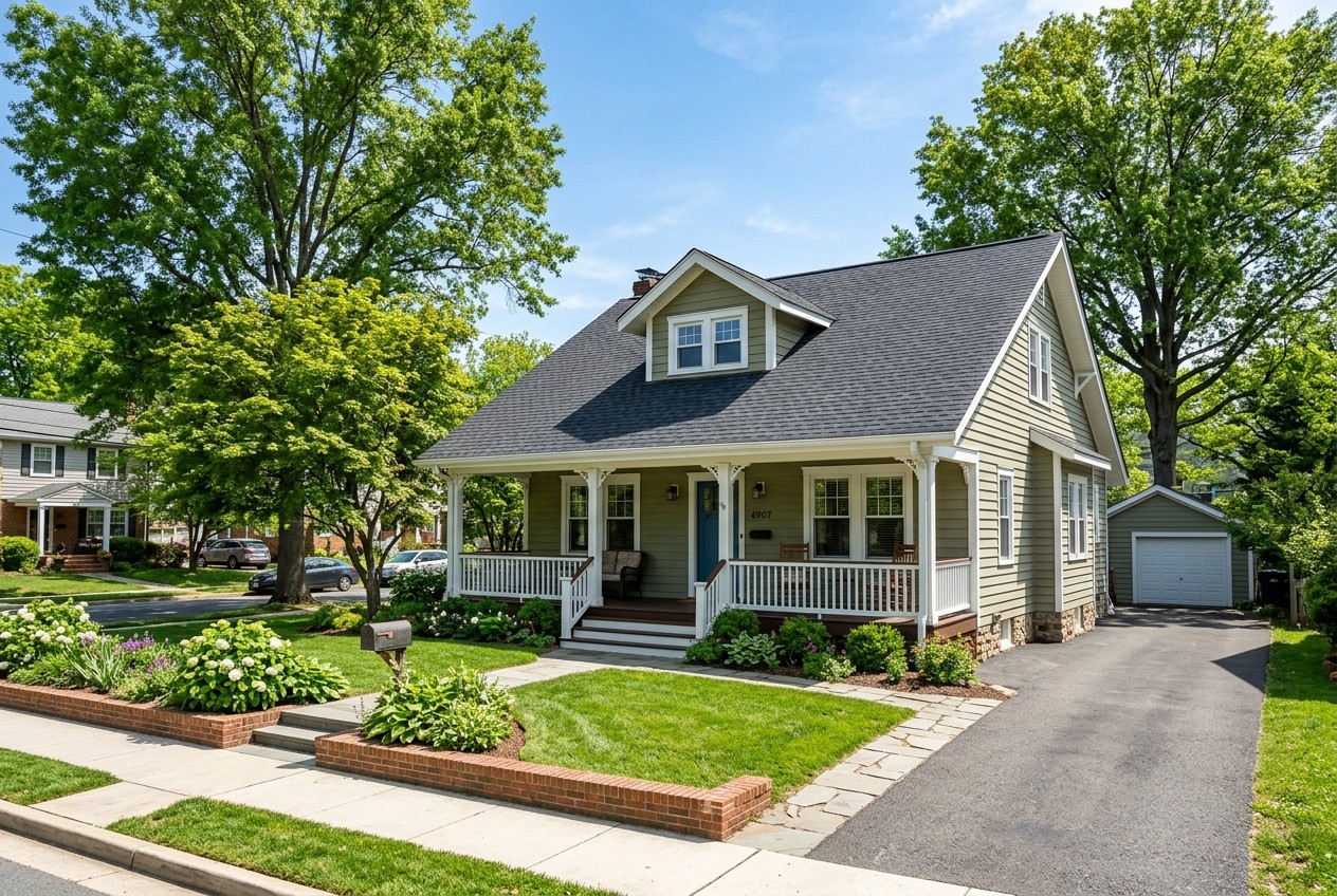 Architectural shingle roofing project in Adelphi, Maryland